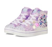 Skechers Bambina Twinkle Toes: Twi-Lites 2.0 - Unicorn Glam Sneaker in Lavanda, Taglia 28