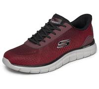 Skechers Sneakers Track REVNO da Uomo, Rosso/Nero, 40