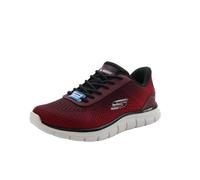 Skechers Sneakers Track REVNO da Uomo, Rosso/Nero, Taglia 40