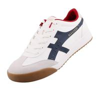 Skechers Uomo Zinger - Manzanilla Totale Sneaker in Bianco/Blu Navy Blue, Taglia 42.5