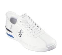 Skechers Snoop Dogg - Scarpe da Ginnastica da Uomo a Mani libere, Pelle Bianca., 42 EU