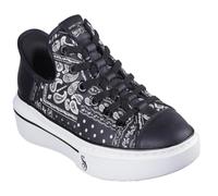 Skechers Snoop Dogg: Snoop One-Double G Hands Free Slip-in Sneaker, Nero/Bianco, 38.5 EU