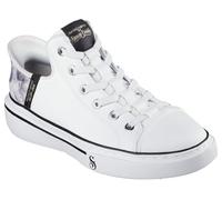 Skechers Snoop Dogg: Snoop One-Og - Sneaker da uomo, senza lacci, mani libere, Bianco/nero, 45 EU