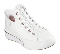 Skechers Snoop One Og, Scarpe da Ginnastica Donna, White Leather/Mesh/Rose Gold Trim, 37 EU