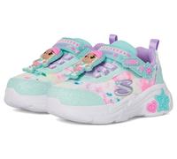 Skechers Snuggle Sneaks Skech Squad, Sneakers, Scarpe Sportive Bambina, Mint Sparkle Mesh/Multi Trim, 26 EU