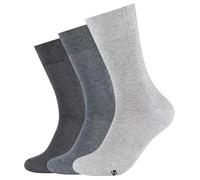 Skechers Socks Sk41007 Calze, Grigio (Light Grey Melange 9300), 43/46 (Pacco da 3) Uomo