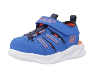 Skechers Sola Glow Sandal - Sandali bassi Da ragazzo, Blue,