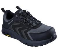 Skechers Speed-Flex Trekker Fire & Safety Boot da uomo, nero, taglia 40, Nero, 41 EU