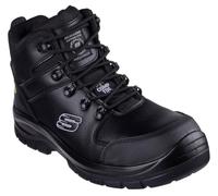 Skechers Speed-Flex TrekkerFire & Stivali di sicurezza da uomo, Tessuto sintetico nero, 41.5 EU