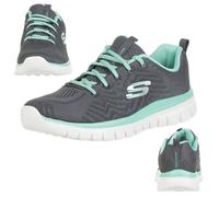 Skechers Sport Donna GRACEFUL GET CONNECTED WIDE FIT Sneakers Grigie