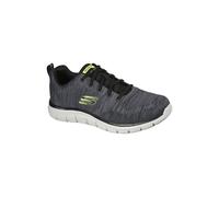 SKECHERS Sport Mens Tracciare Anteriore Runner Sneakers Grigio Uomo