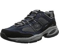 Skechers Sport Men's Vigor 2.0 Trait Memory Foam Sneaker, Navy/Grey, 8.5 XW US