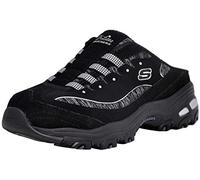 Skechers Sport Women's D'Lites Slip-On Mule Sneaker, Black 9 M US