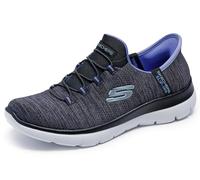 Skechers Sport Women's Summits-Everyday Set Sneaker Senza Mani, Nero = Nero/Viola, 41 EU
