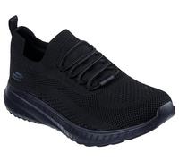 Skechers Squad Chaos SR, Scarpe per Professionisti Sanitari Donna, Black Textile, 37 EU