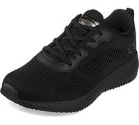 Skechers Squad, Scarpe da Ginnastica Uomo, Bordo In Rete Nera, 45 EU