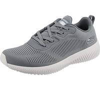 Skechers Squad, Scarpe da Ginnastica Uomo, Grigio Gray Mesh Trim, 44 EU