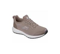 Skechers Squad SR, Scarpe Antinfortunistiche Professionali Donna, Taupe Flat Knit, 39.5 EU