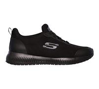 Skechers Squad Sr, Scarpe da ginnastica Donna, Black Flat Knit, 36.5 EU