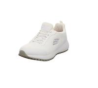 Skechers Squad Sr, Scarpe da ginnastica Donna, White Flat Knit, 37.5 EU