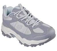 Skechers Stamina At, Scarpe da Ginnastica Donna, Gray Synthetic/Textile/Blue Trim, 39.5 EU