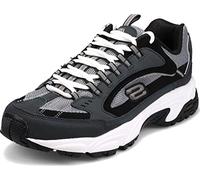 Skechers Stamina-Nuovo, Scarpe Uomo, Blu Navy Nero, 42 EU