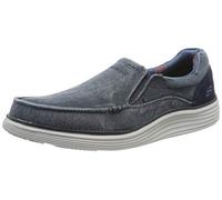 Skechers Status 2.0 Mosent, Mocassini Uomo, Blu Blue Blu, 45.5 EU