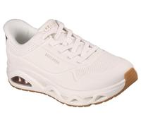 Skechers Step Glide On Air, Scarpe da Ginnastica Donna, White Durabuck/Rose Gold Trim, 36.5 EU