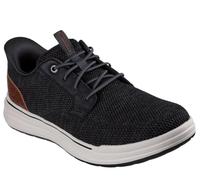 Skechers Sterling Ramone, Scarpe da Ginnastica Uomo, Black Knitted Mesh, 42.5 EU