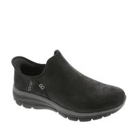 Skechers Stivaletti da donna Easy Going Modern Hour senza mani, nero, 6.5 Wide