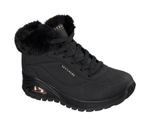 Skechers Stivaletti piatti da donna Rugged-Arctic Avenue nero-nero
