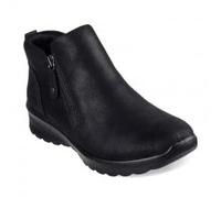 SKECHERS - Stivaletti piatti Fall IN Bloom Donna Nero, Nero , 36 EU Ancho