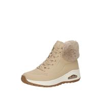 Skechers Uno Rugged Fall Air, Scarpe da Ginnastica Donna, Sand Durabuck/Faux Fur, 40 EU
