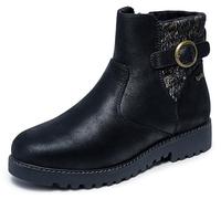 Skechers Stivali da donna Arch Fit Marlie-Weekend Chat, Nero, 42.5 EU