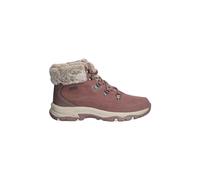 Skechers Trego Snow Worries - Stivaletti da donna, Pelle scamosciata malva Duraleather pelliccia sintetica, 39 EU