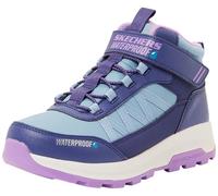 Skechers Storm BlazerFashion Stivali da ragazza, Finiture viola sintetico blu navy, 13 UK Child
