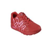 SKECHERS Strada Uno Dipping IN Love Sneakers Donna Ragazza Jgoldcrown Rot 177980