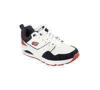 SKECHERS Strada Uno - Retro One Sneakers Uomo 183020 Bianco Rosso