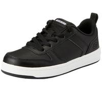 Skechers Street Boys Company - Sneaker, Black Synthetic/White Trim,