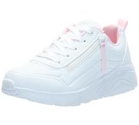 Skechers Sneaker Street Girls – Bianco sintetico con rifiniture