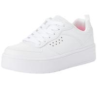 Skechers Street Girls, Sneaker, White Synthetic/White Trim, 37.5 EU