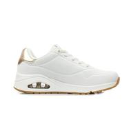 Skechers Scarpe Uno Shimmer Away Donna Bianco Oro Taglia 39