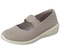 Skechers Stretch Fit 158565 Arya That's Sweet Taupe Ballerine Sportive per Donna in Tessuto (Taglia 40)