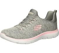 Skechers Summit - Quick Getaway Grey/Light Pink 6.5