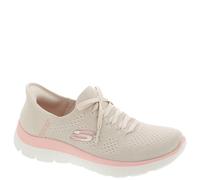 Skechers Summit - Sneaker da Donna, Senza Lacci, per Uso Quotidiano, Ntpk=Naturale/Rosa, 36 EU