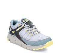 Skechers Summits at Artists, VERTICE AI Bluff degli ARTISTI Donna, Tessuto Sintetico Blu con Finiture Gialle, 37 EU