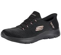 Skechers Summits Classy Night, Scarpe da Ginnastica Donna, Nero, 37.5 EU