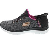 Skechers Sneaker da donna Summits Dazzling Haze, Finiture in rete nera., 42 EU