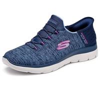 Scarpe Skechers Summits Slip-Ins blu rosa donna - 38