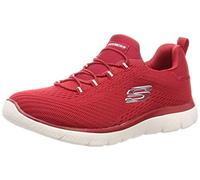 Skechers Summits Fast Attraction, Scarpe da Ginnastica Donna, Rosso Red, 37 EU
